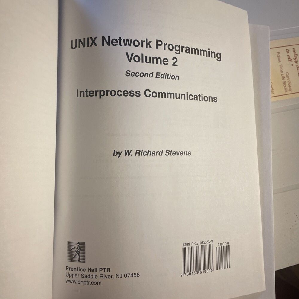 UNIX Network Programming, Volume 2: Interprocess Communications, Second Edit... - Picture 6 of 7